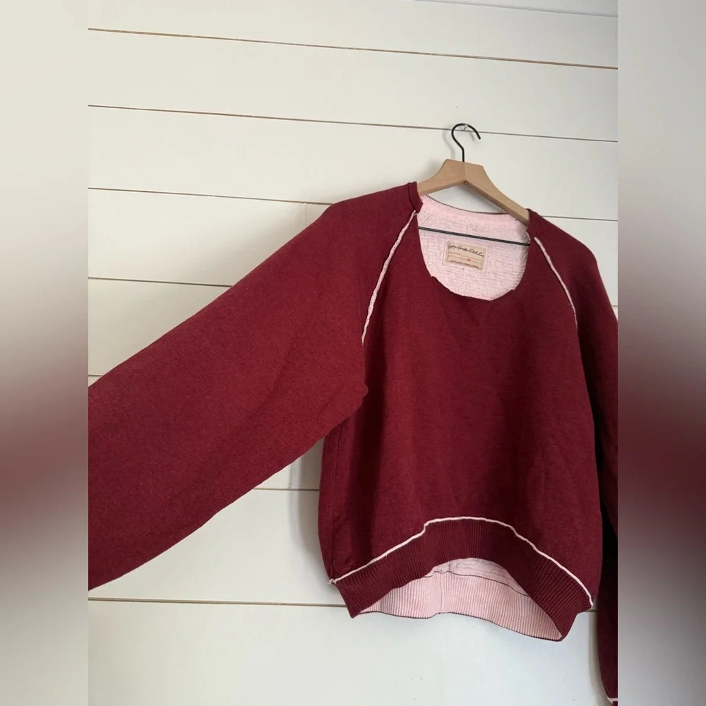NWOT Free People we the free Midnight Pullover - Picture 9 of 10